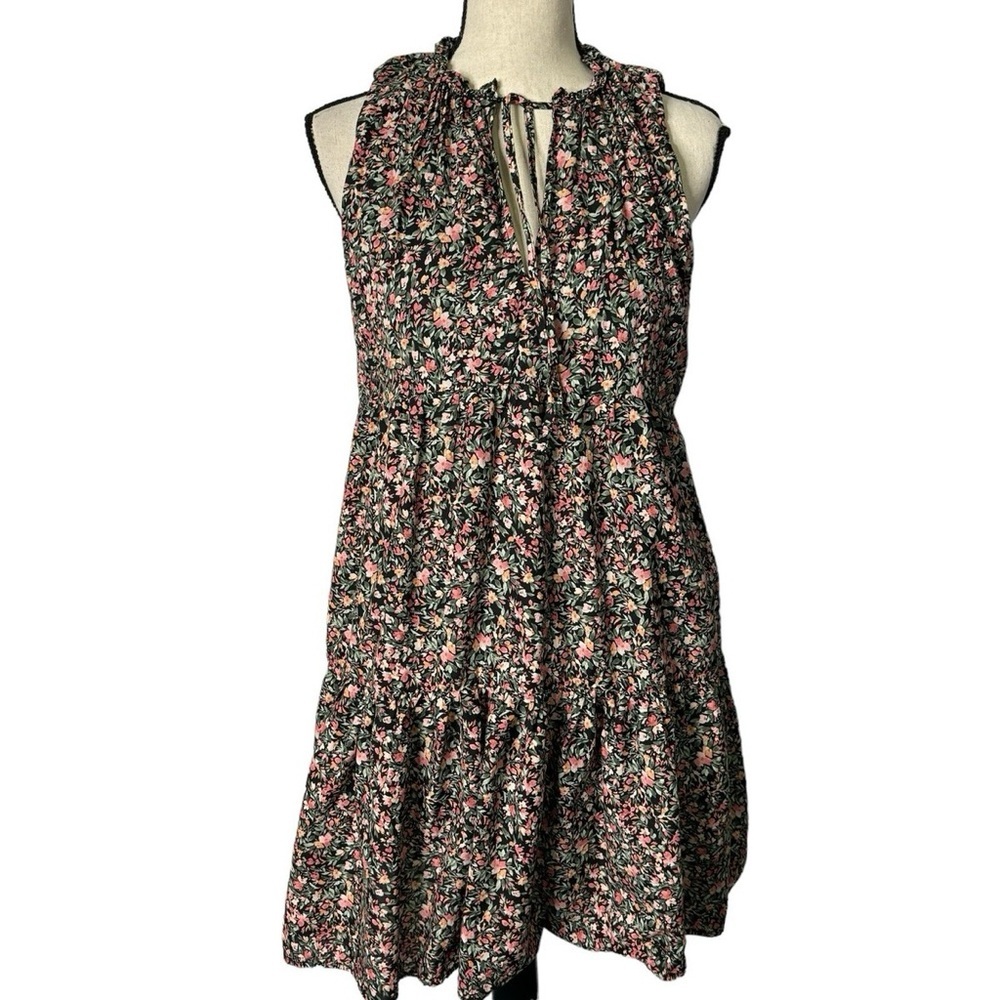 BB Dakota Steve Madden Dress Womens Medium Floral Tiered
Sleeveless Flare - Picture 2 of 7